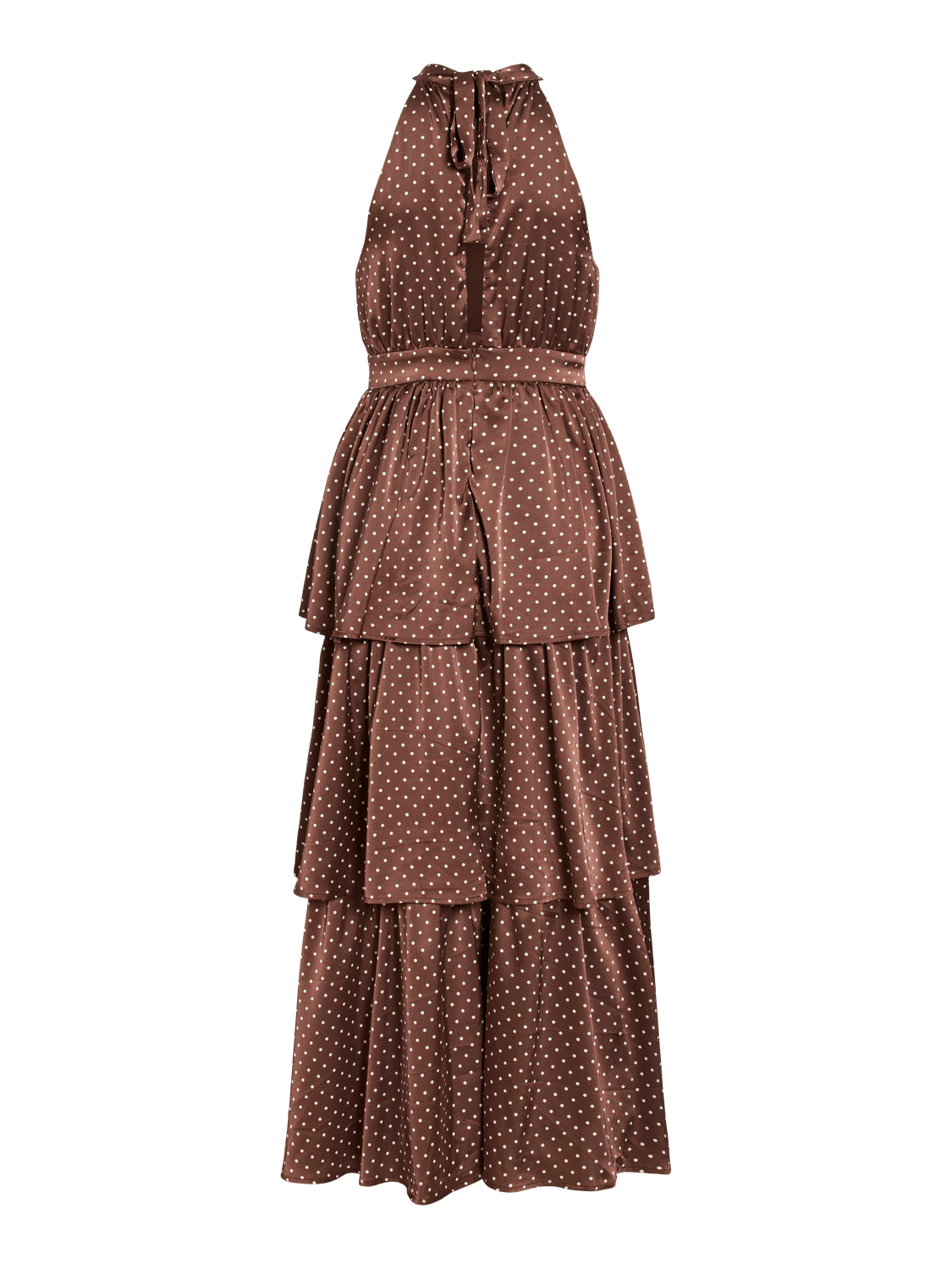 VIKIMMIE Long Dress - Shaved Chocolate - VERO MODA & VILA Bergvik